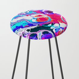 Funky Marble 1 Counter Stool