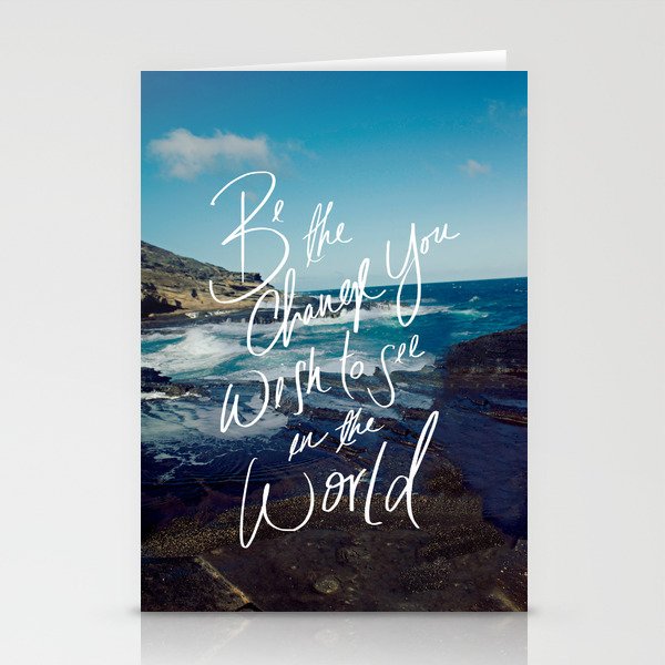 Be the Change Stationery Cards