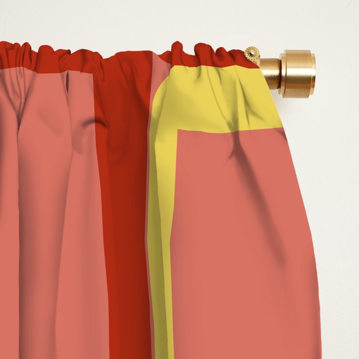 60s Fabric Modern Fabric Modern Colors Blackout Curtain By Layla