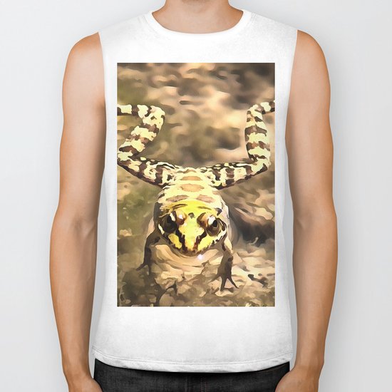 Swimming Frog Biker Tank