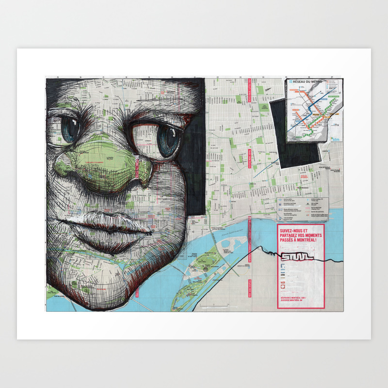 Montreal Quebec Art Print By Sammyfarrar Society6