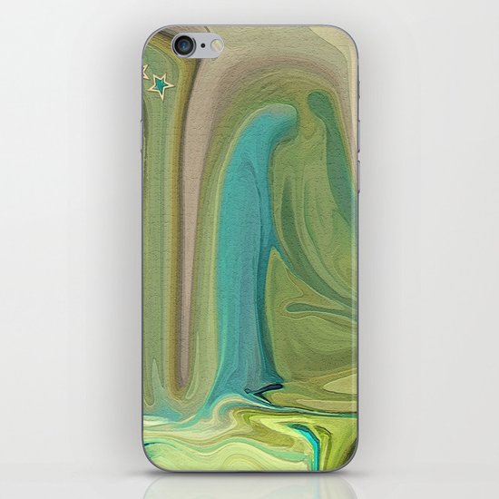LADY IN BLUE DO I KNOW YOU? iPhone & iPod Skin