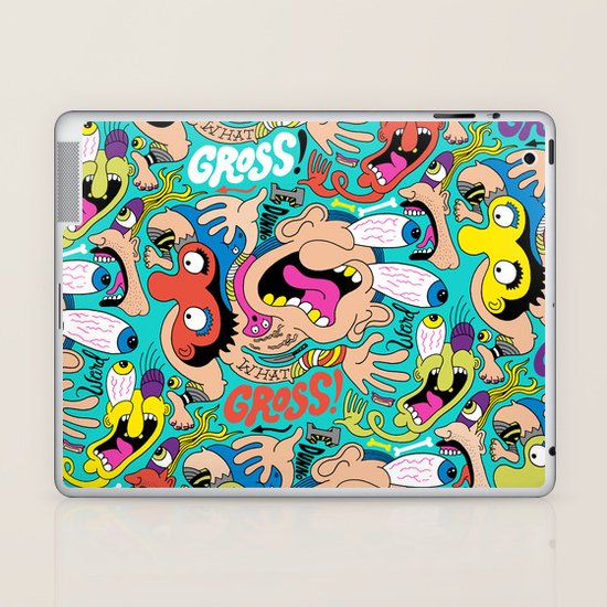 Weird Pattern Laptop & iPad Skin