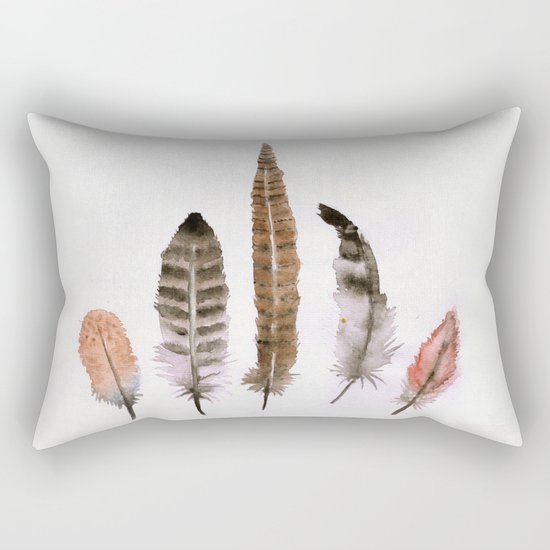 Feathers Rectangular Pillow