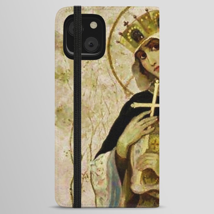 “St Olga” by Mikhail Nesterov iPhone Wallet Case