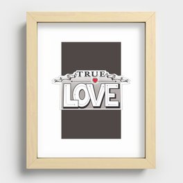 True Love Recessed Framed Print