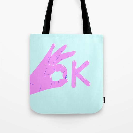 It’s alright! – purple version Tote Bag