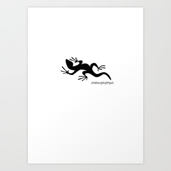Lizard Art Print