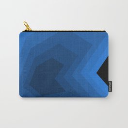Abstraction in blue Carry-All Pouch