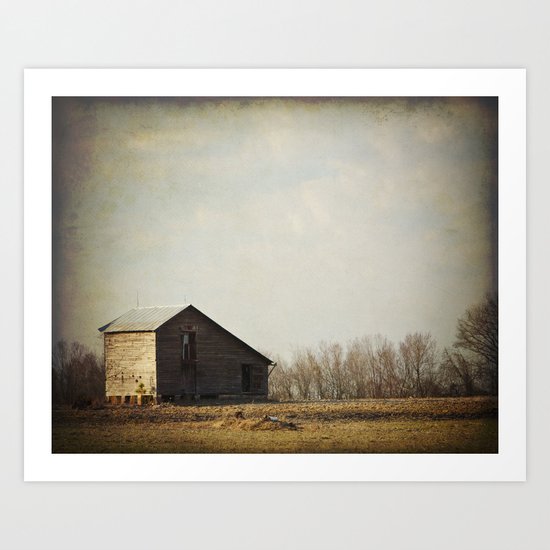 Pastoral with Barn Art Print