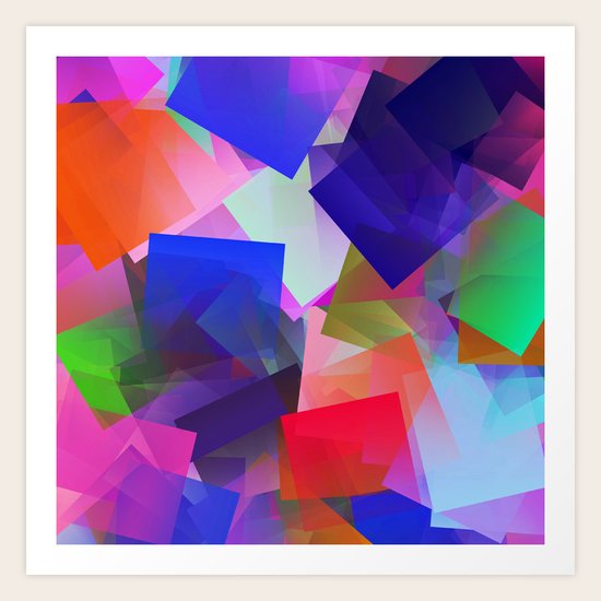 Cubes Art Print