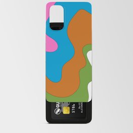 Liquid - Colorful Retro Fluid Summer Vibes Beach Design Rainbow Pattern II Android Card Case