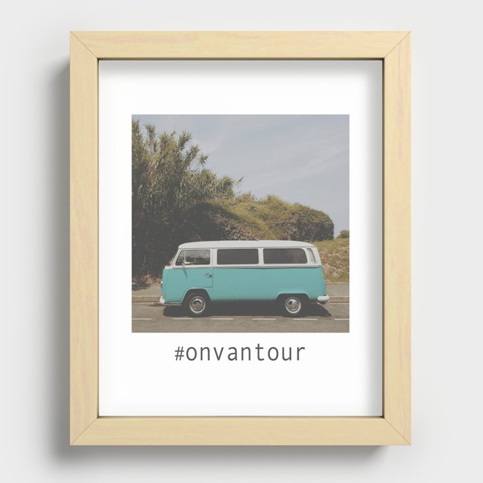 #onvantour Recessed Framed Print