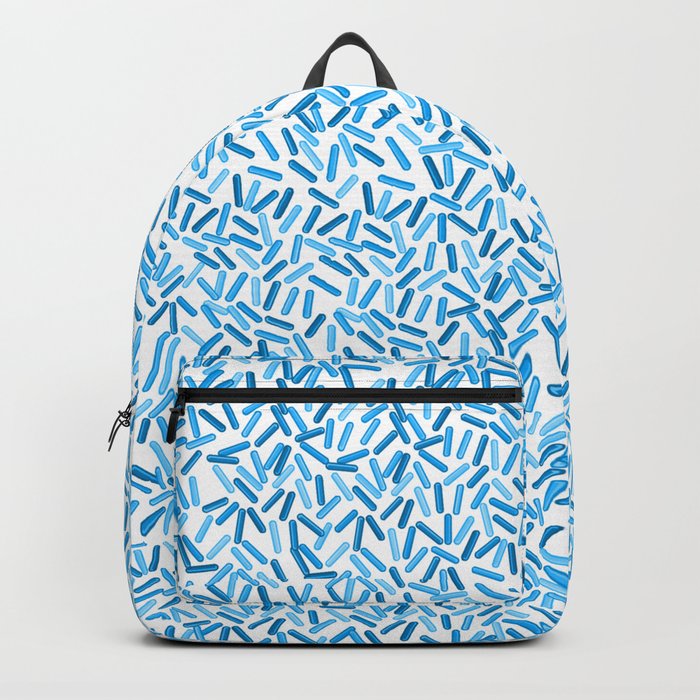 Beautiful Blue Sprinkles Pattern Backpack