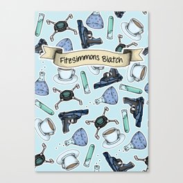 FitzSimmons Biatch Pattern Canvas Print