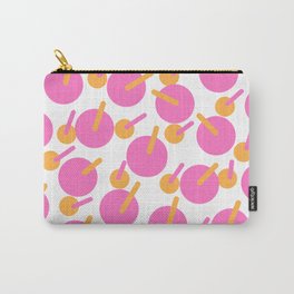 Below Deck Cocktails Modern Abstract Pink And Orange Carry-All Pouch