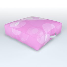 Sakura Bubbles Outdoor Floor Cushion | Graphicdesign, Cute, Circles, Popout, Digital, Pattern, Pretty, Bubbles 