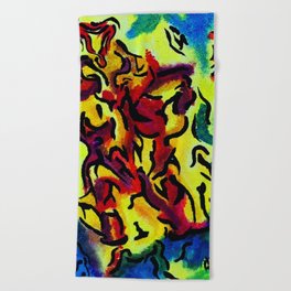 Wandering wonders Beach Towel