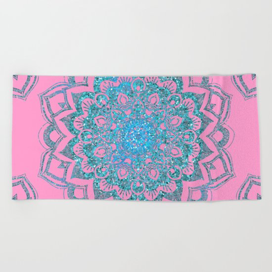 Ocean Mandala Beach Towel