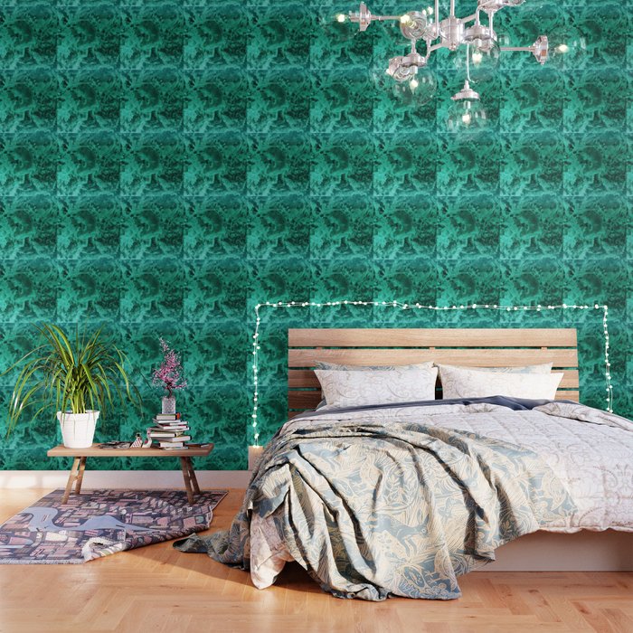 Malachite Dream 1 Gem Decor Art Society6 Wallpaper By