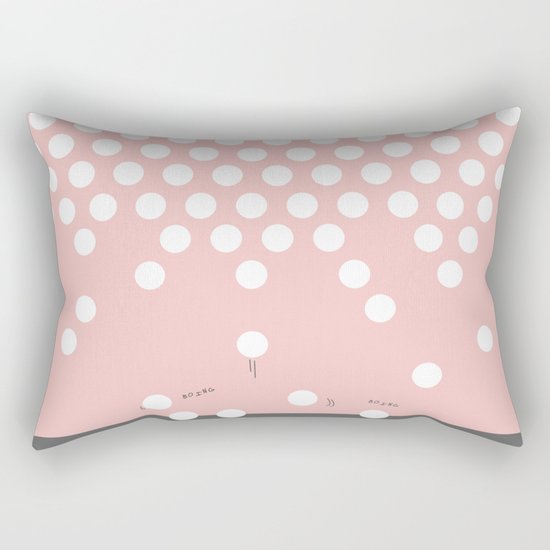 polka dots bounce Rectangular Pillow