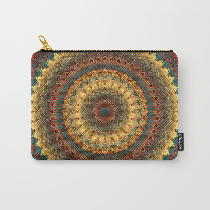 Earth Mandala 6 Carry-All Pouch