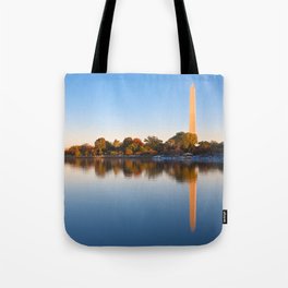 Golden Autumn Hour of Washington DC Tote Bag