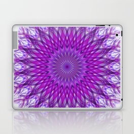 Dark pink mandala Laptop Skin