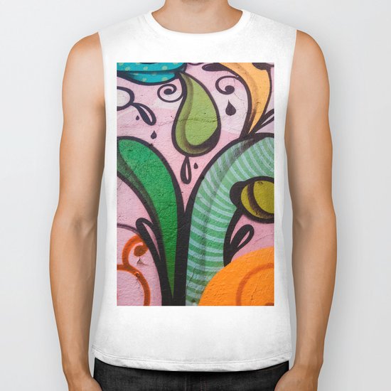 Colors at the wall Biker Tank