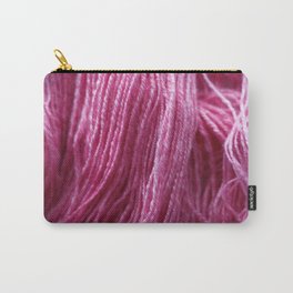 Handspun Yarn / Hot Pink! Carry-All Pouch