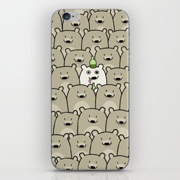 There Is Only One Drunky Bear iPhone Skin
