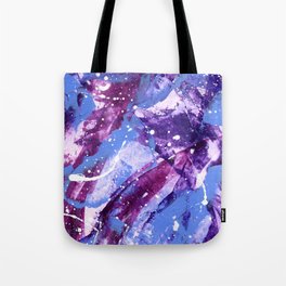 Abstract Purple Tote Bag