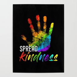 Anti Bullying Handprint For Teachers To Spread Poster