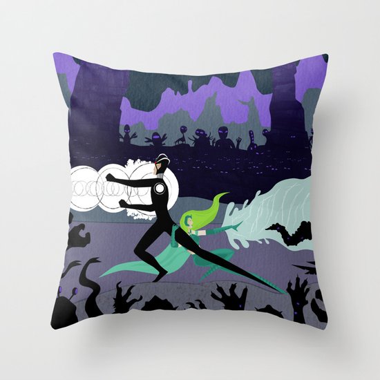 Power Couple Throw Pillow