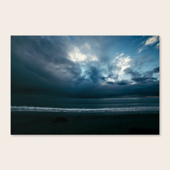 Blue Sunset Canvas Print