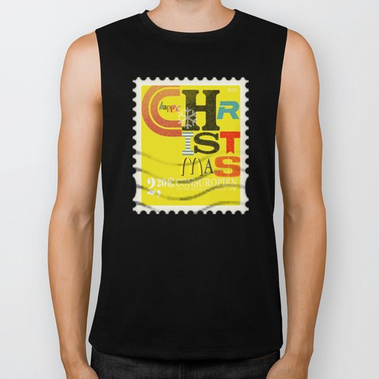 Xmas Stamp 220 Biker Tank