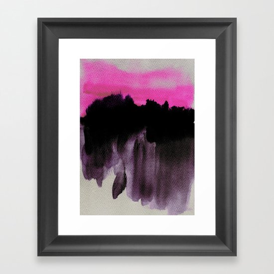 Deconstructed Horizon Framed Art Print