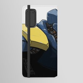 Robot Head 004 Android Wallet Case