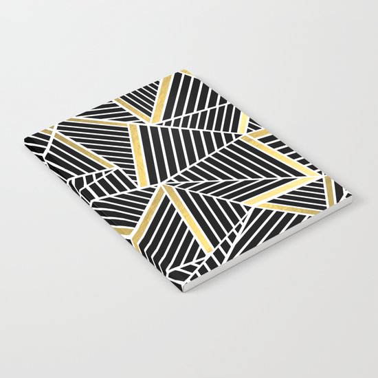 Ab Lines 2 Gold Notebook