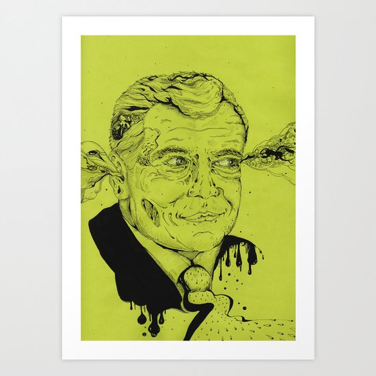 President Medvedev Art Print