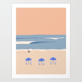 Hilton Head Island Beach, South Carolina Art Print