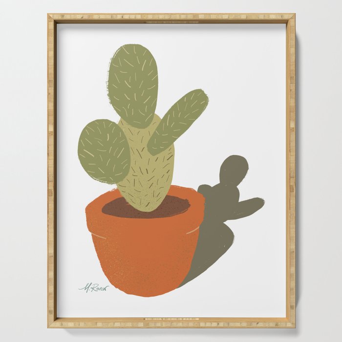 Cactus Friend Serving Tray