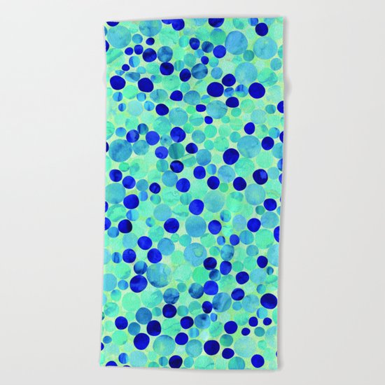 Confetti Pattern 08 Beach Towel