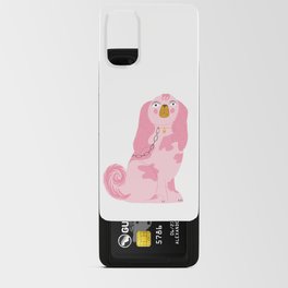 Pink Staffordshire Dog Android Card Case