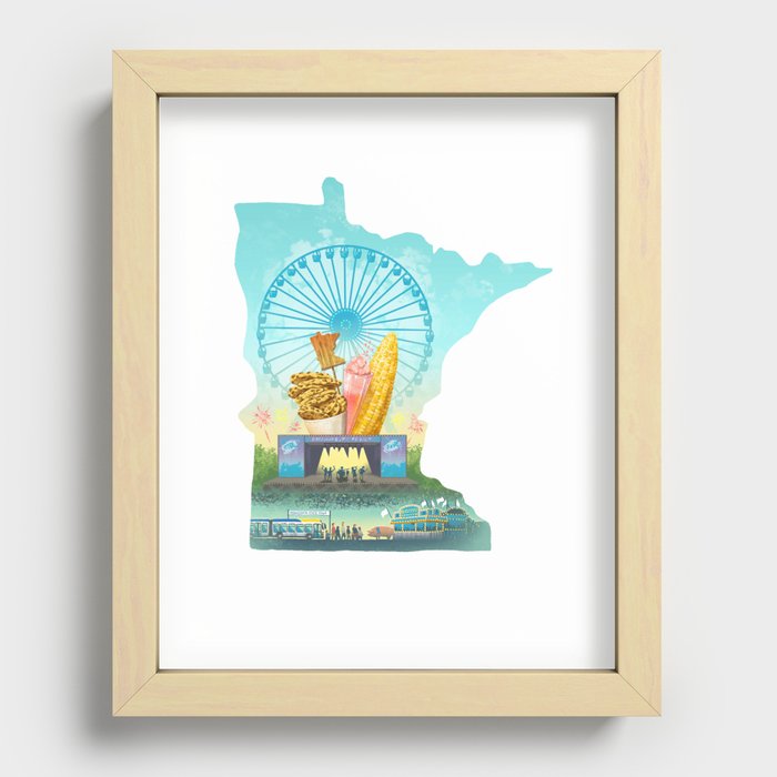 Minnesota State Fair 2 Recessed Framed Print