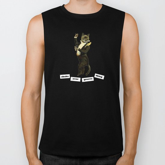 shake your groove thing Biker Tank