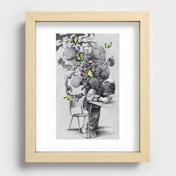 The Creator Recessed Framed Print