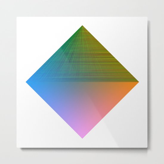 Hypercube Metal Print