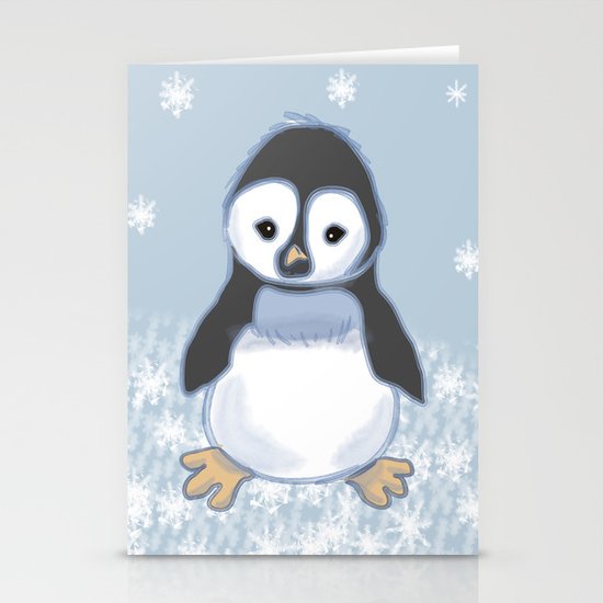 Frosty pinguin Stationery Cards
