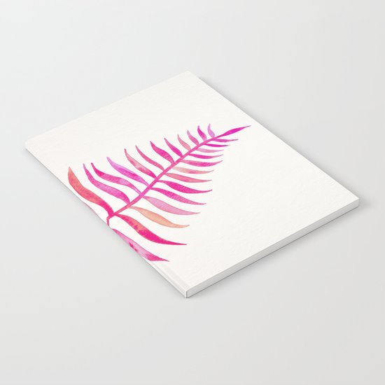 Pink Palm Leaf Notebook
